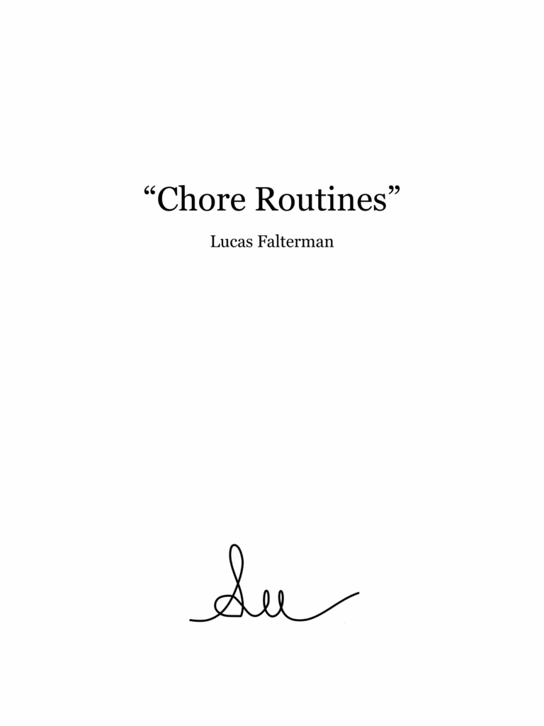 “Chore Routines”